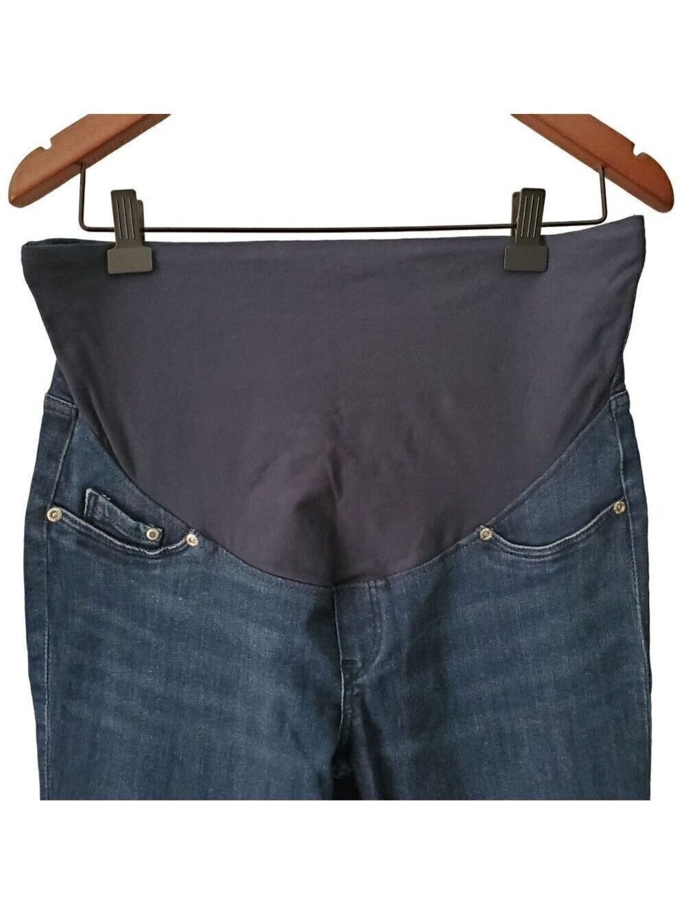 Mama Maternite Dark Wash Skinny Jeans Medium - Picture 3 of 7